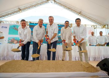 Con una inversión de US$ 98 millones, Presidente Luis Abinader da primer palazo para construcción de terminal de cruceros en Cabo Rojo Pedernales.